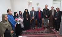 دیدار با دو خانواده شهید و جانباز  در دهمین روز از دهه فجر انجام گرفت.